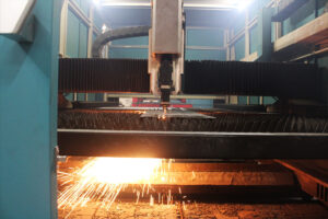 serviço de corte a laser industrial